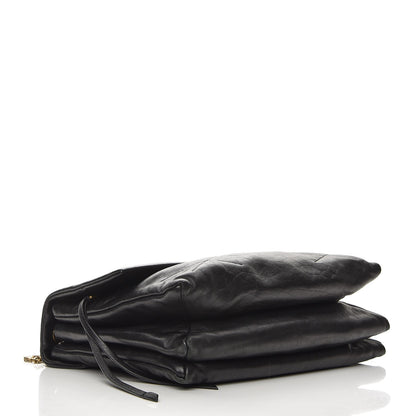 Lanvin Lambskin Quilted Medium Sugar Flap Shoulder Bag Black 4 of 9