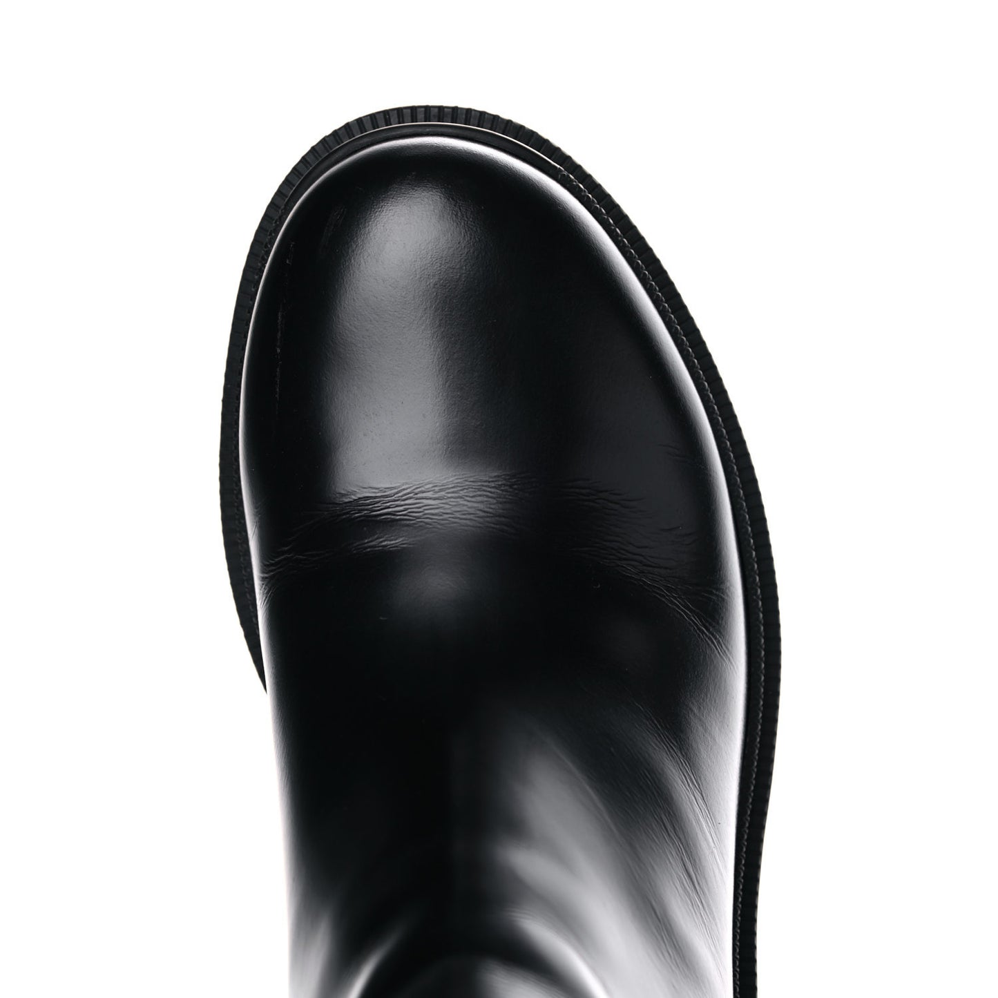 Calfskin Crystal GG Trip Chelsea Ankle Boots 39.5 Black