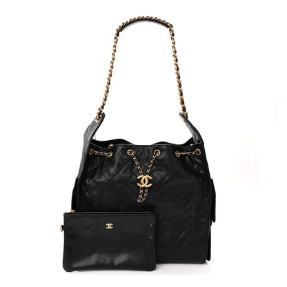 Chanel Caviar Quilted Medium Chanel 25 Handbag Black 3 of 11