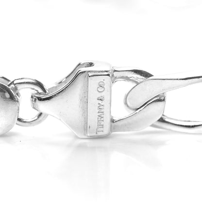 Tiffany Sterling Silver 18K Yellow Gold Curb Link Chain Necklace 4 of 6