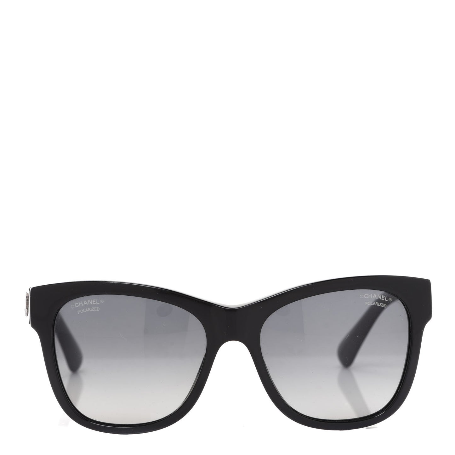 Acetate Polarized Square CC Sunglasses 5380 Black