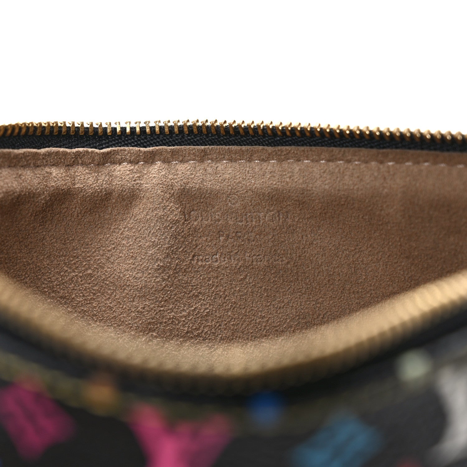 Louis Vuitton Monogram Multicolor Pochette Plate GM Black 6 of 7