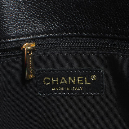 Chanel Calfskin Cerf Executive Shopper Tote Black 6 of 7