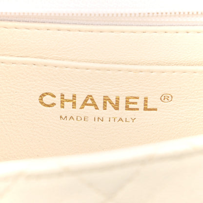 Chanel Caviar Quilted Mini Top Handle Rectangular Flap White 6 of 11