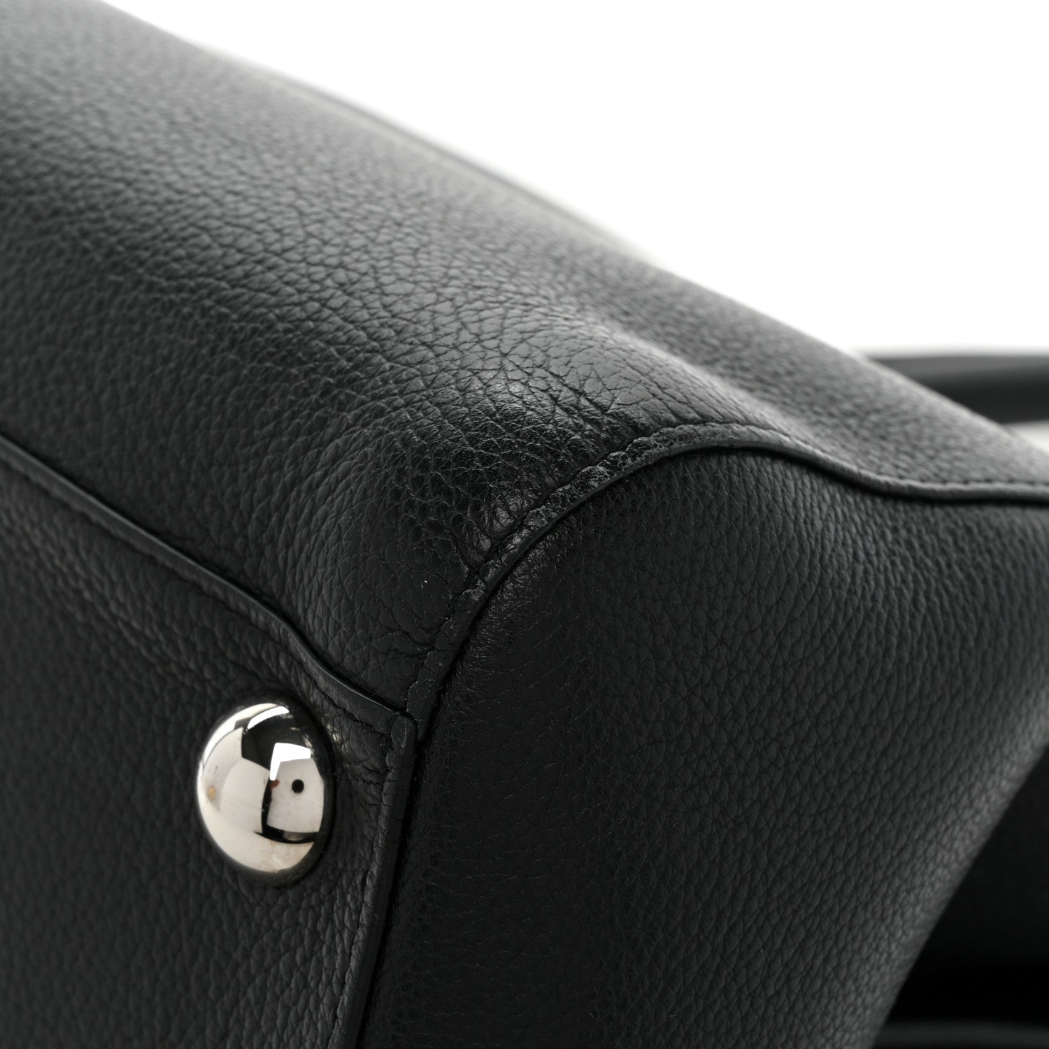 Delvaux Grained Calfskin GM Brillant Satchel Black 18 of 19