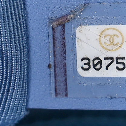 Chanel Sequin Quilted Medium Chanel 19 Flap Light Blue 7 of 9