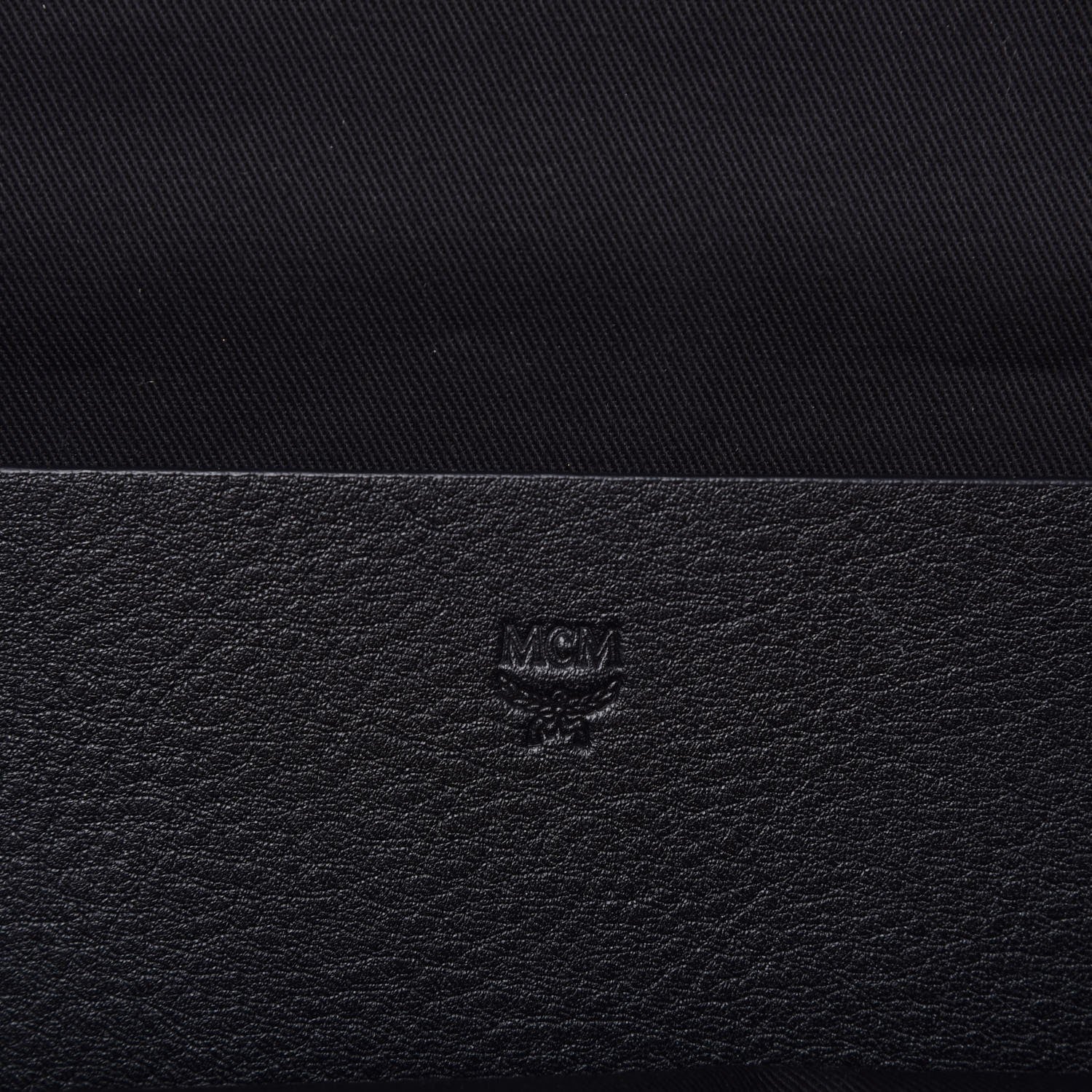 MCM Calfskin Ottomar Monogram Duke Backpack Black 15 of 19