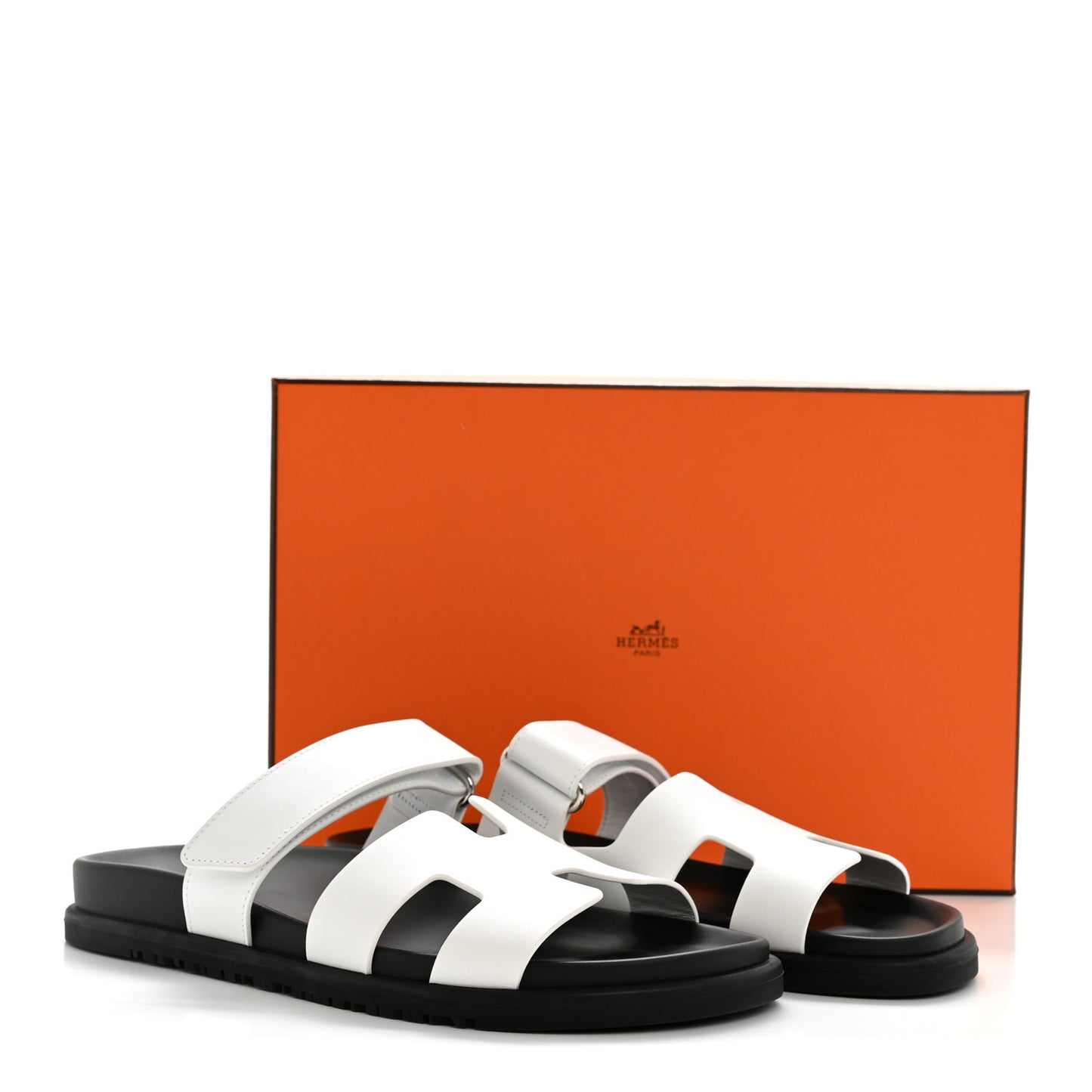 Calfskin Womens Chypre Sandals 39.5 White