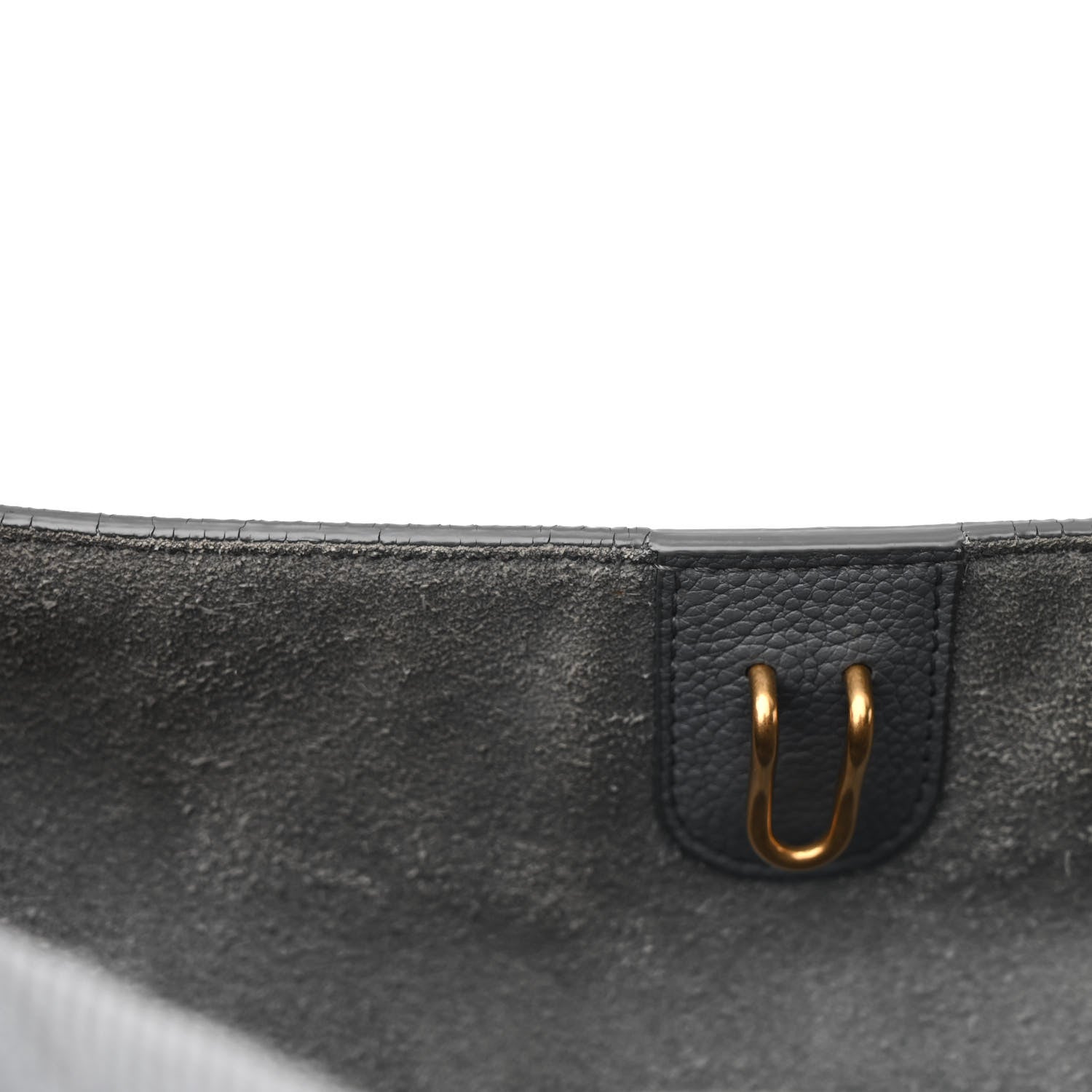 Celine Soft Grained Calfskin Sangle Bucket Bag Grey 16 of 16