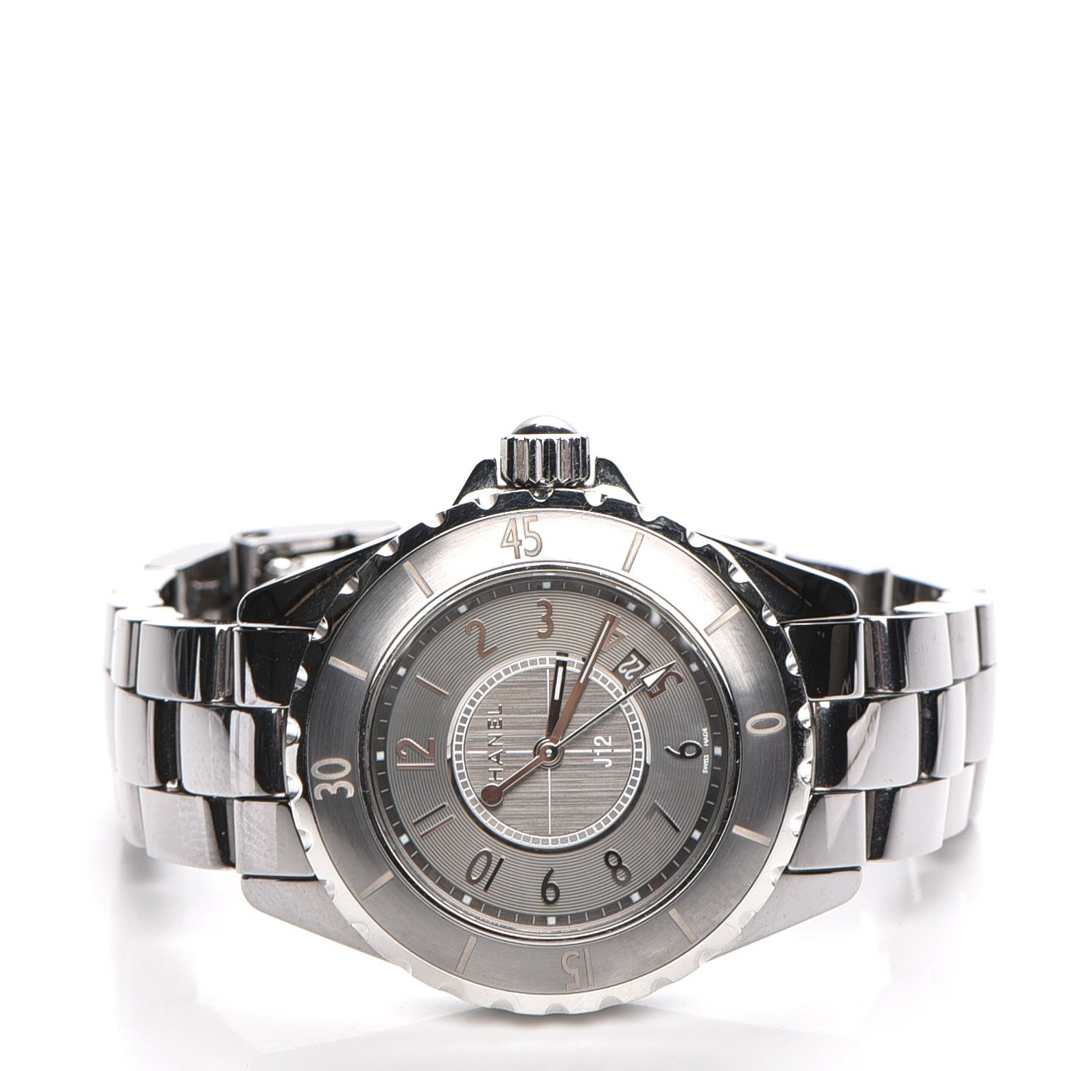Chanel Titanium Ceramic 33mm J12 Chromatic Quartz Watch 3 of 7