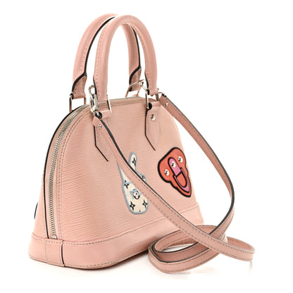 Louis Vuitton Epi Stickers Alma BB Rose Ballerine 3 of 19