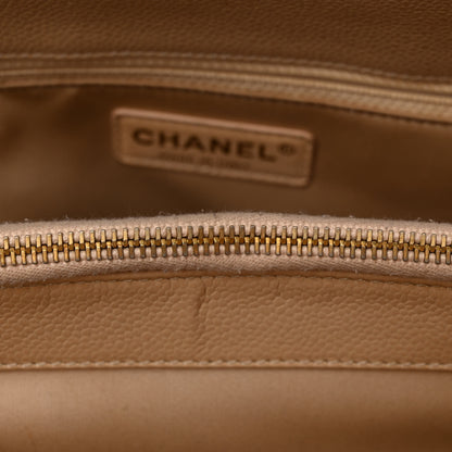 Chanel Caviar Quilted Grand Shopping Tote GST Beige Clair 8 of 12