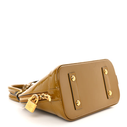 Louis Vuitton Vernis Alma BB Vert Olive 4 of 12