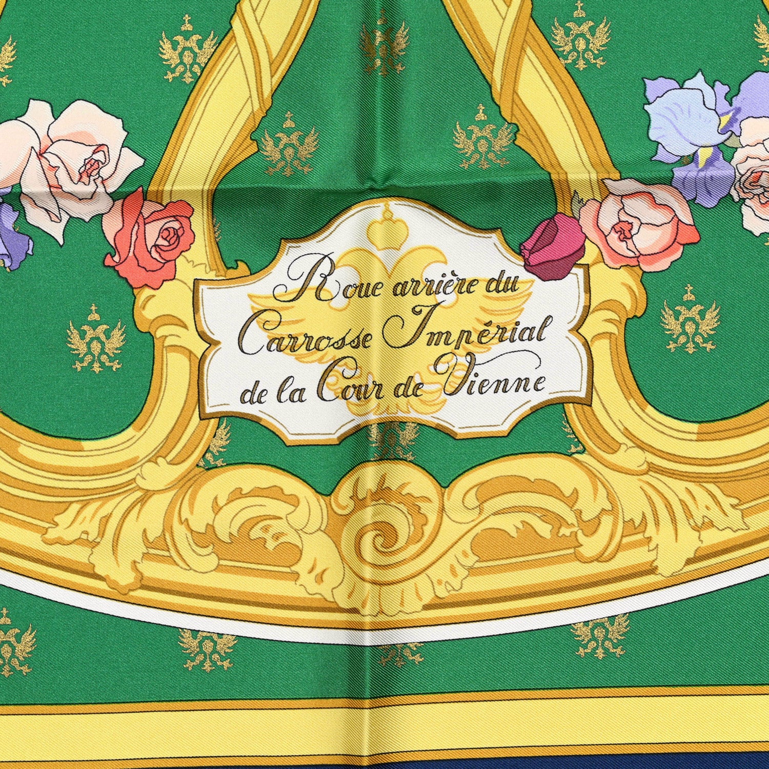 Hermes Silk Roue Arriere du Carosse Imperial de la Couer de Vienne Scarf 90 2 of 4