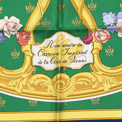 Hermes Silk Roue Arriere du Carosse Imperial de la Couer de Vienne Scarf 90 2 of 4