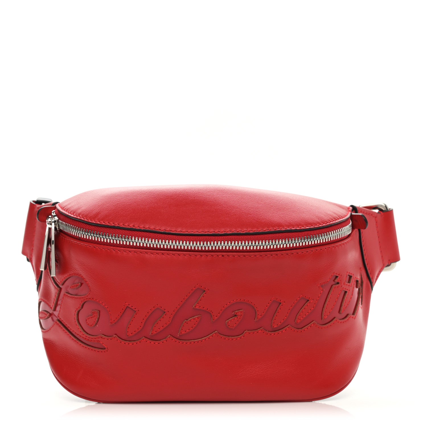 Christian Louboutin Calfskin Marie Jane Belt Bag Red 1 of 11