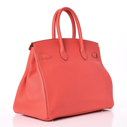 Hermes Togo Birkin 35 Rose Jaipur 3 of 36
