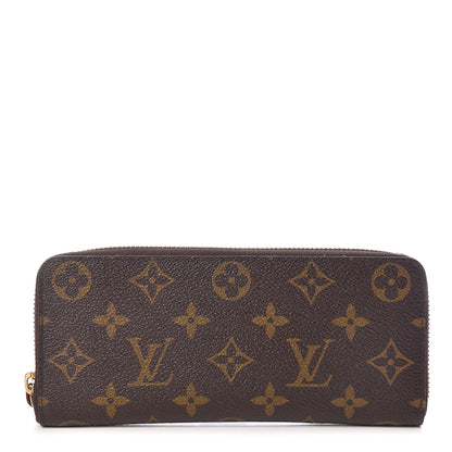Louis Vuitton Monogram Clemence Wallet Fuchsia 1 of 7