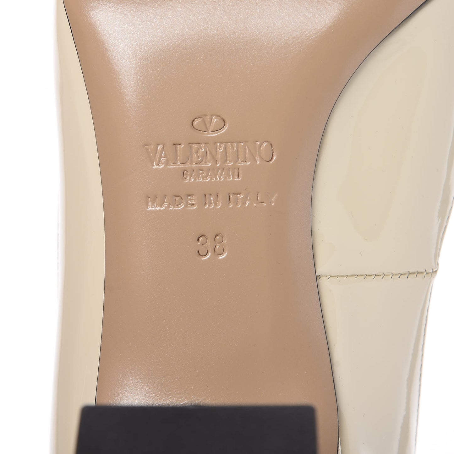 Patent Tan-Go Mary Jane 60mm Pumps 38 Ivory