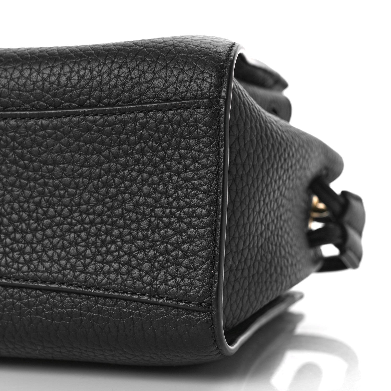 Mulberry Heavy Grain Small Iris Tote Black 8 of 8