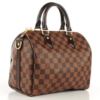 Louis Vuitton Damier Ebene Speedy Bandouliere 25 3 of 7