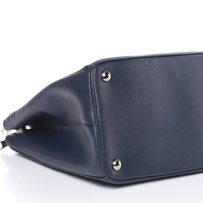 Prada Saffiano Medium Galleria Double Zip Tote Baltico 8 of 9