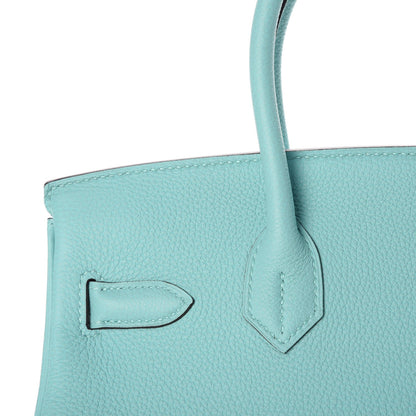 Hermes Togo Birkin 30 Bleu Atoll 27 of 33