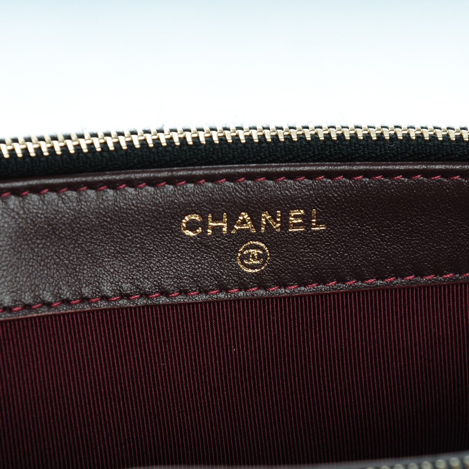Chanel Lambskin Quilted Small Clutch With Chain Black 6 of 9