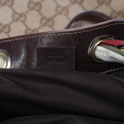 Gucci Monogram Large Positano Tote Brown 6 of 14