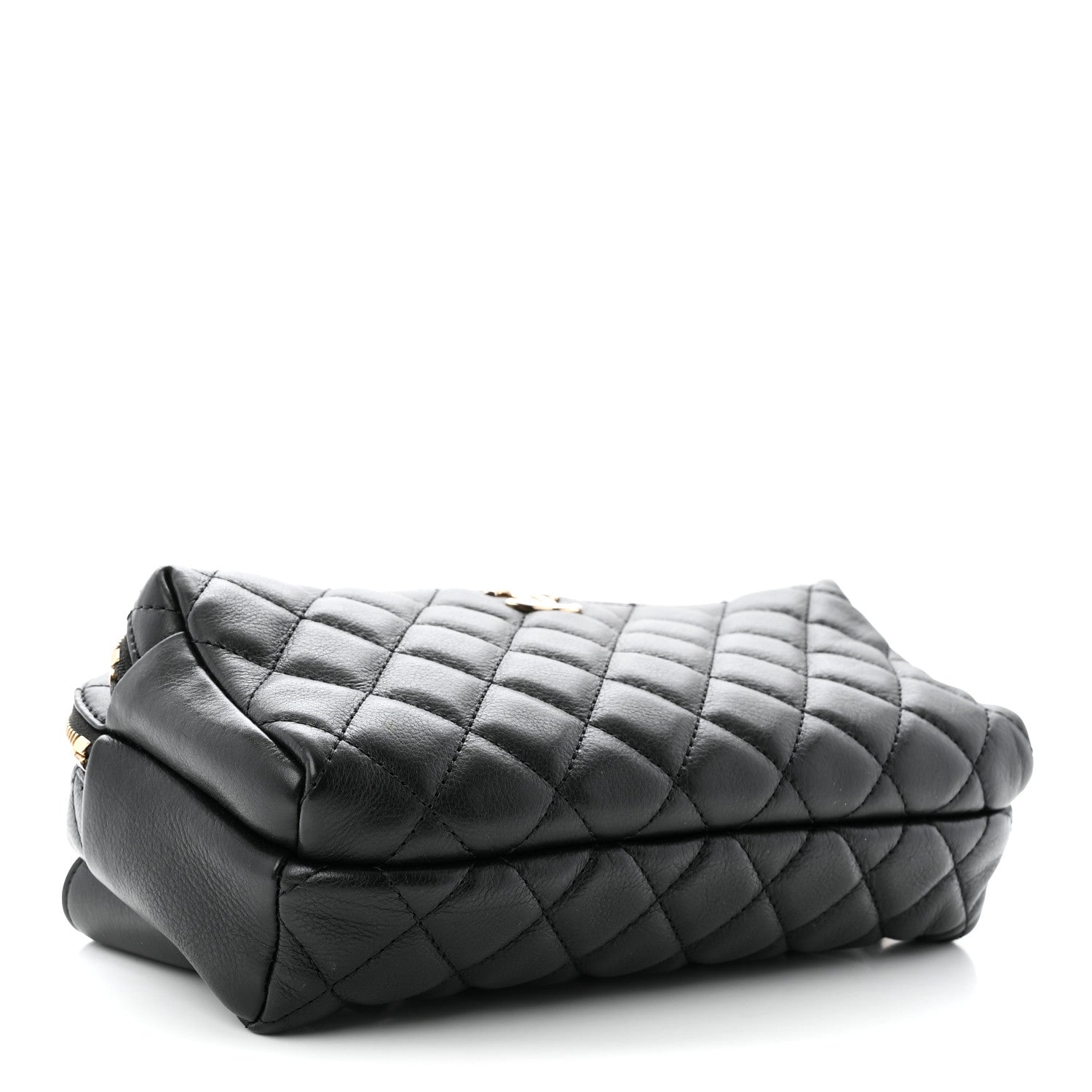 Chanel Calfskin Quilted Waist Bag Black 4 of 10