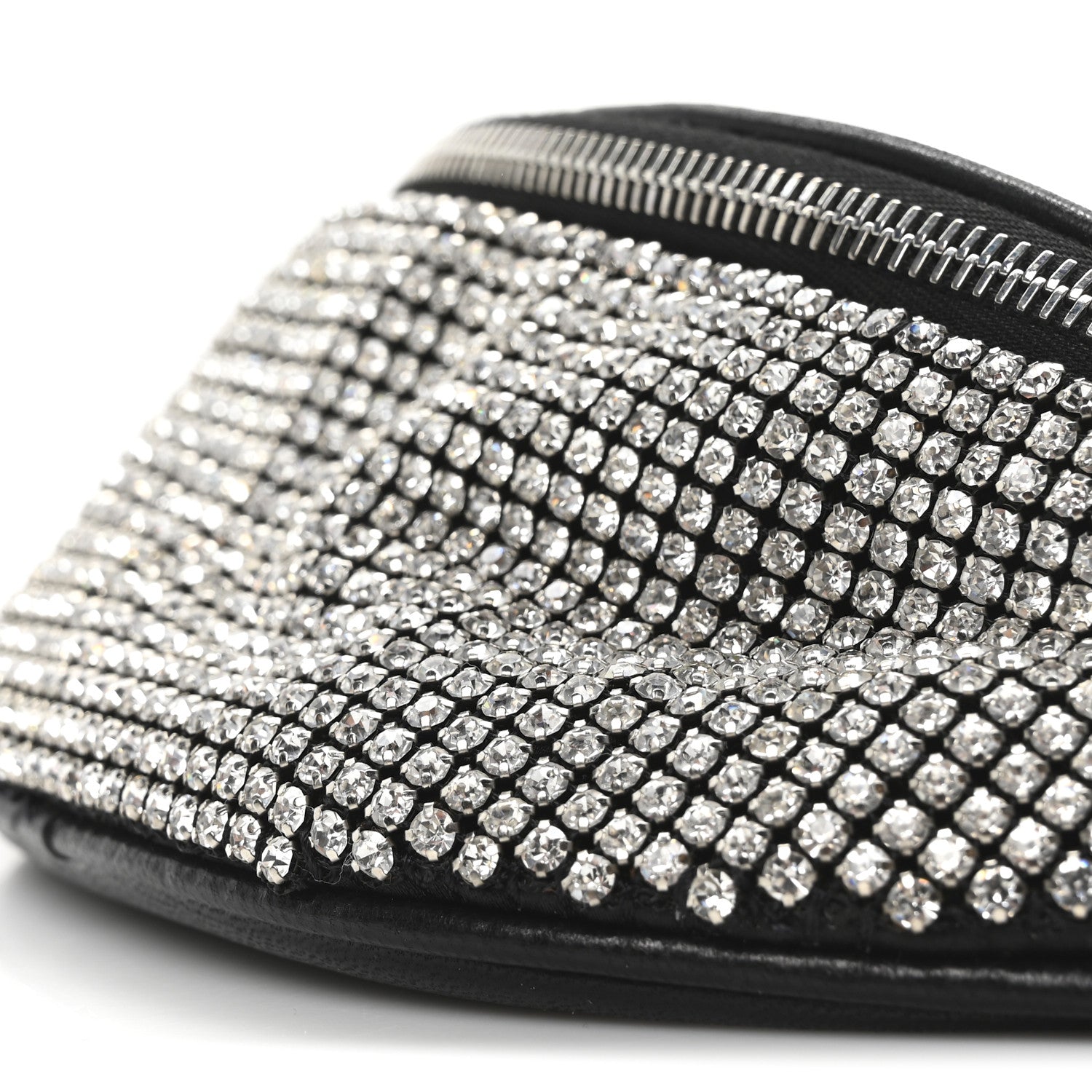Alexander Wang Rhinestone Mesh Mini Attica Belt Bag Black 9 of 9