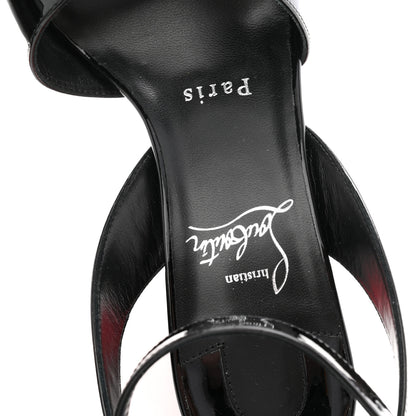 Christian Louboutin Patent Supramariza 130 Sandals 37 Black 8 of 9