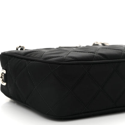 Prada Nylon Tessuto Impuntu Quilted Bandoliera Crossbody Bag Black 10 of 11