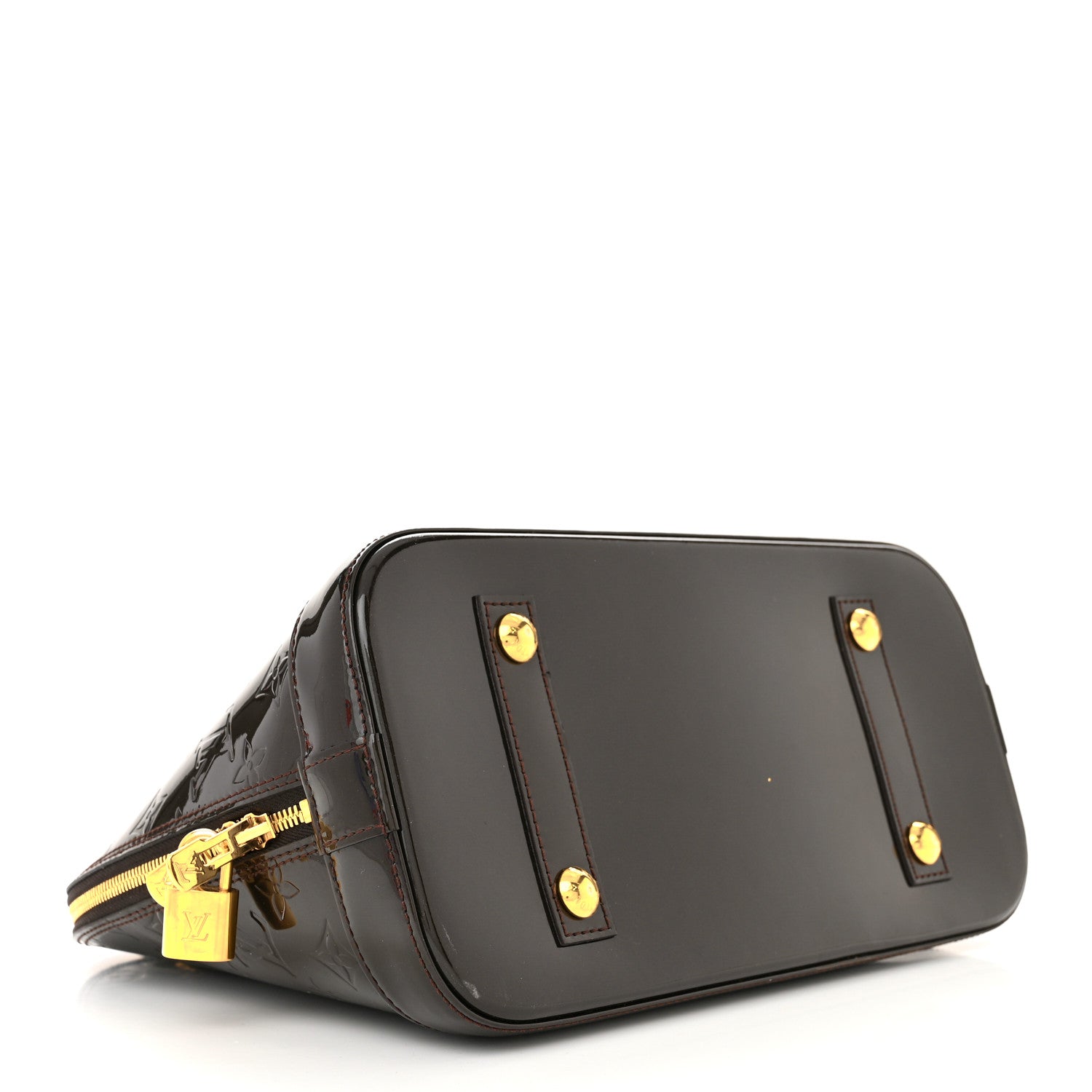 Louis Vuitton Vernis Alma PM Terre D'Ombre 4 of 10