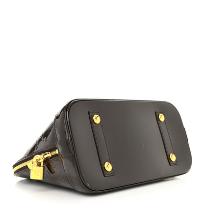 Louis Vuitton Vernis Alma PM Terre D'Ombre 4 of 10