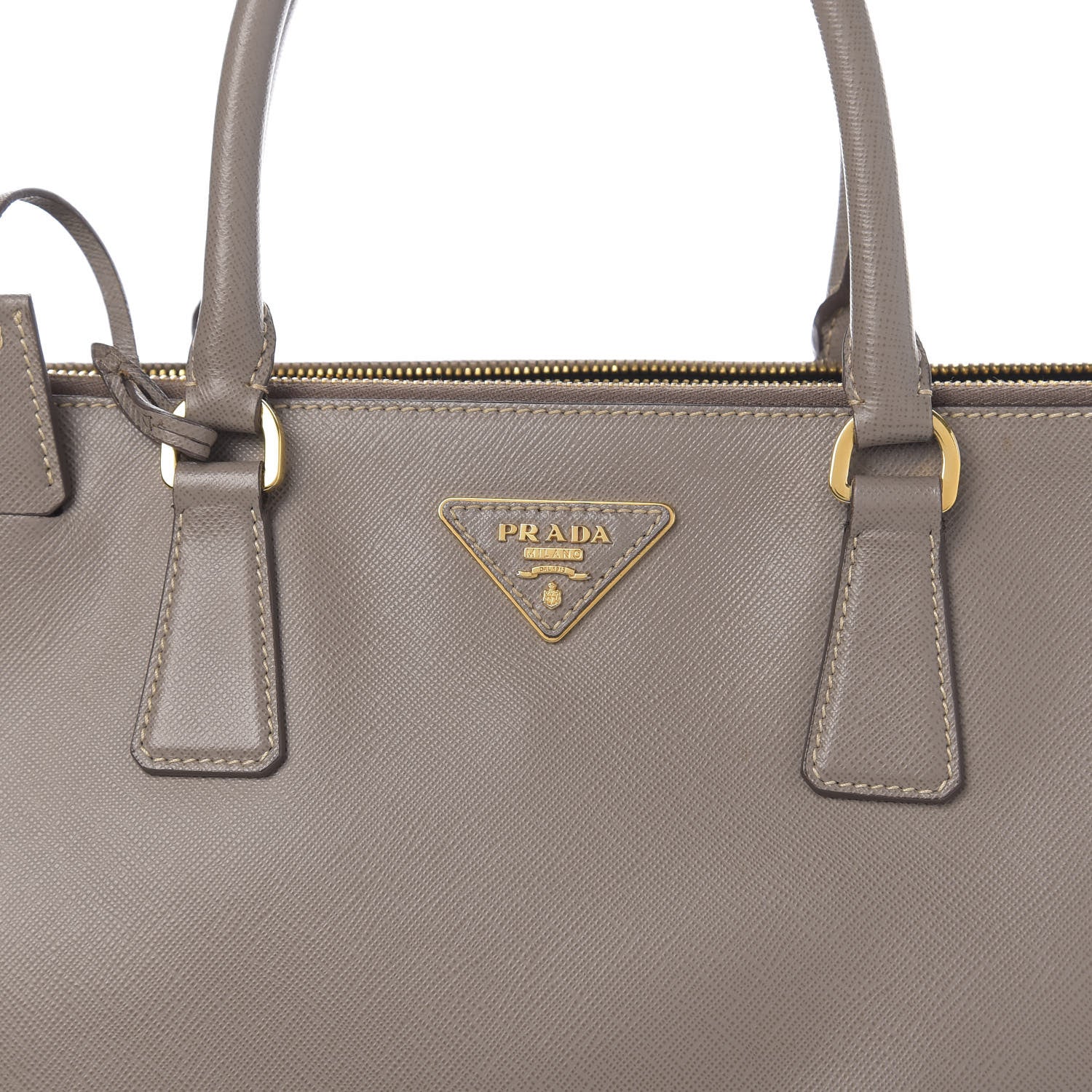 Prada Saffiano Medium Galleria Double Zip Tote Argilla 13 of 13