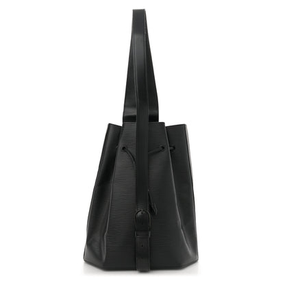 Louis Vuitton Epi Sac a Dos Drawstring Bag Black 1 of 12