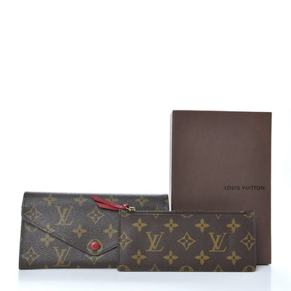 Louis Vuitton Monogram Josephine Wallet Red 7 of 7