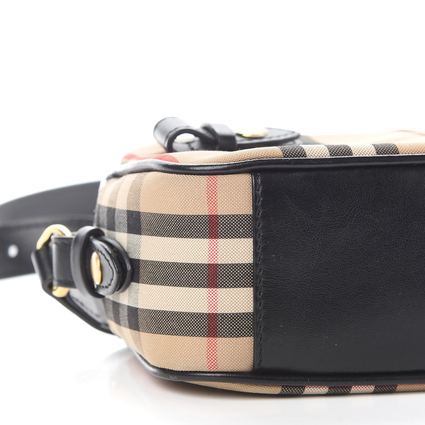 Calfskin Vintage Check Micro Camera Bag Archive Beige