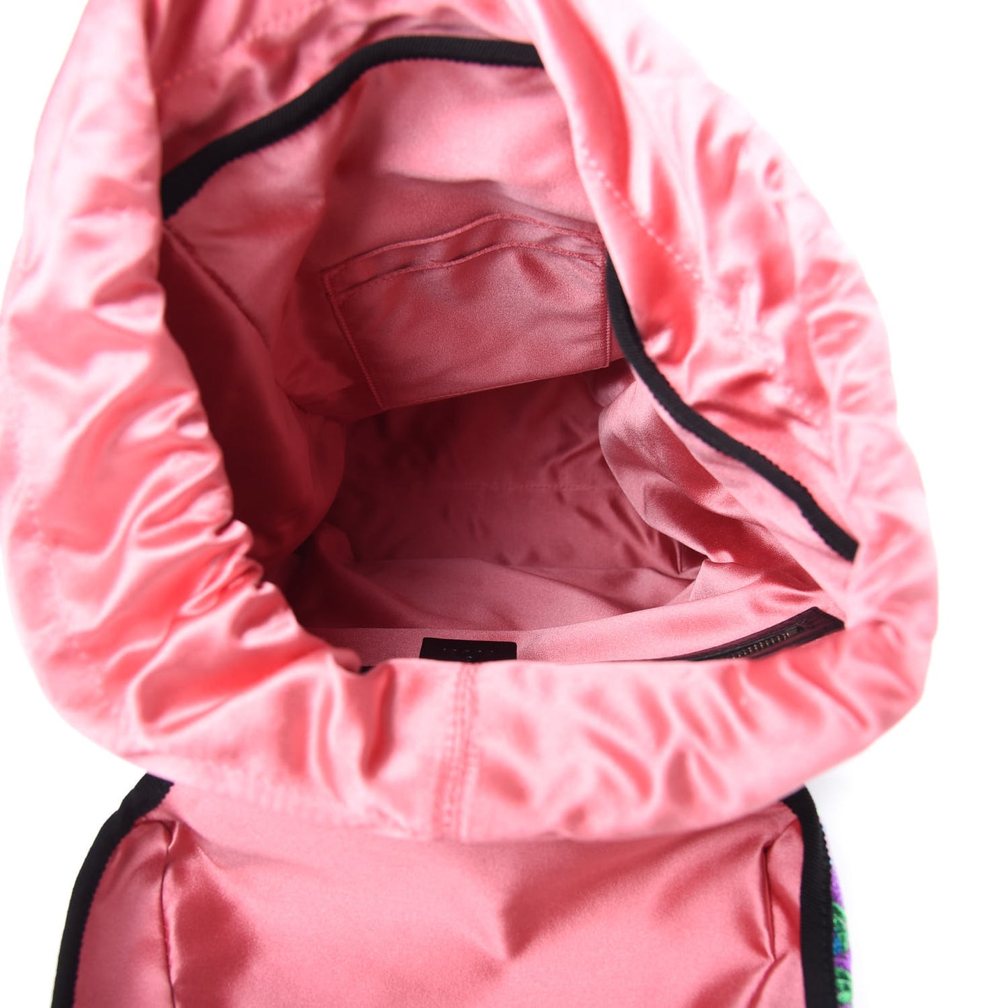 Brocade Web Small Double Buckle Backpack Multicolor