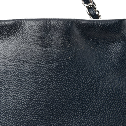 Chanel Caviar CC Timeless Shopping Tote Navy 12 of 14