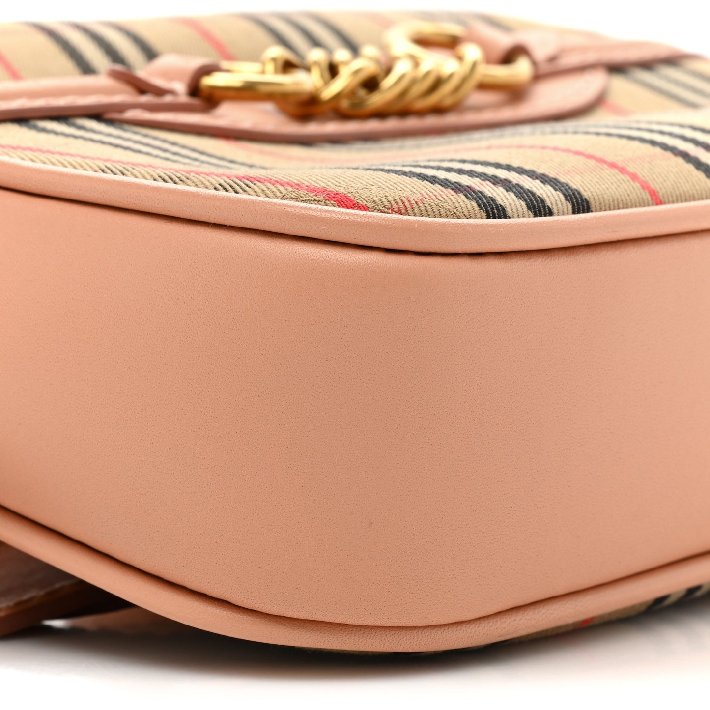 Smooth Calfskin 1983 Knight Check Link Bum Bag Pale Orchid