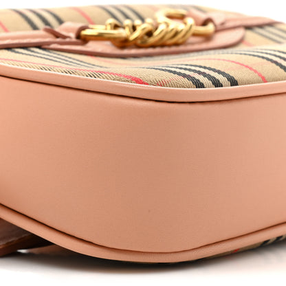Burberry Smooth Calfskin 1983 Knight Check Link Bum Bag Pale Orchid 8 of 11