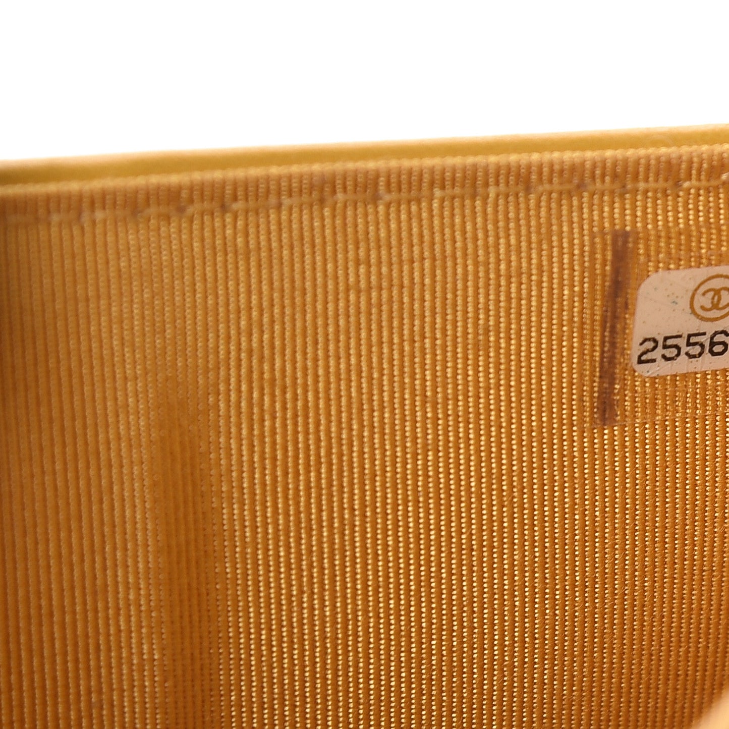 Caviar Quilted Medium Flap Wallet Yellow