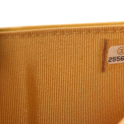Chanel Caviar Quilted Medium Flap Wallet Yellow 8 of 8