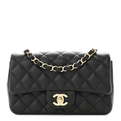 Chanel Caviar Quilted Mini Rectangular Flap Black 1 of 10