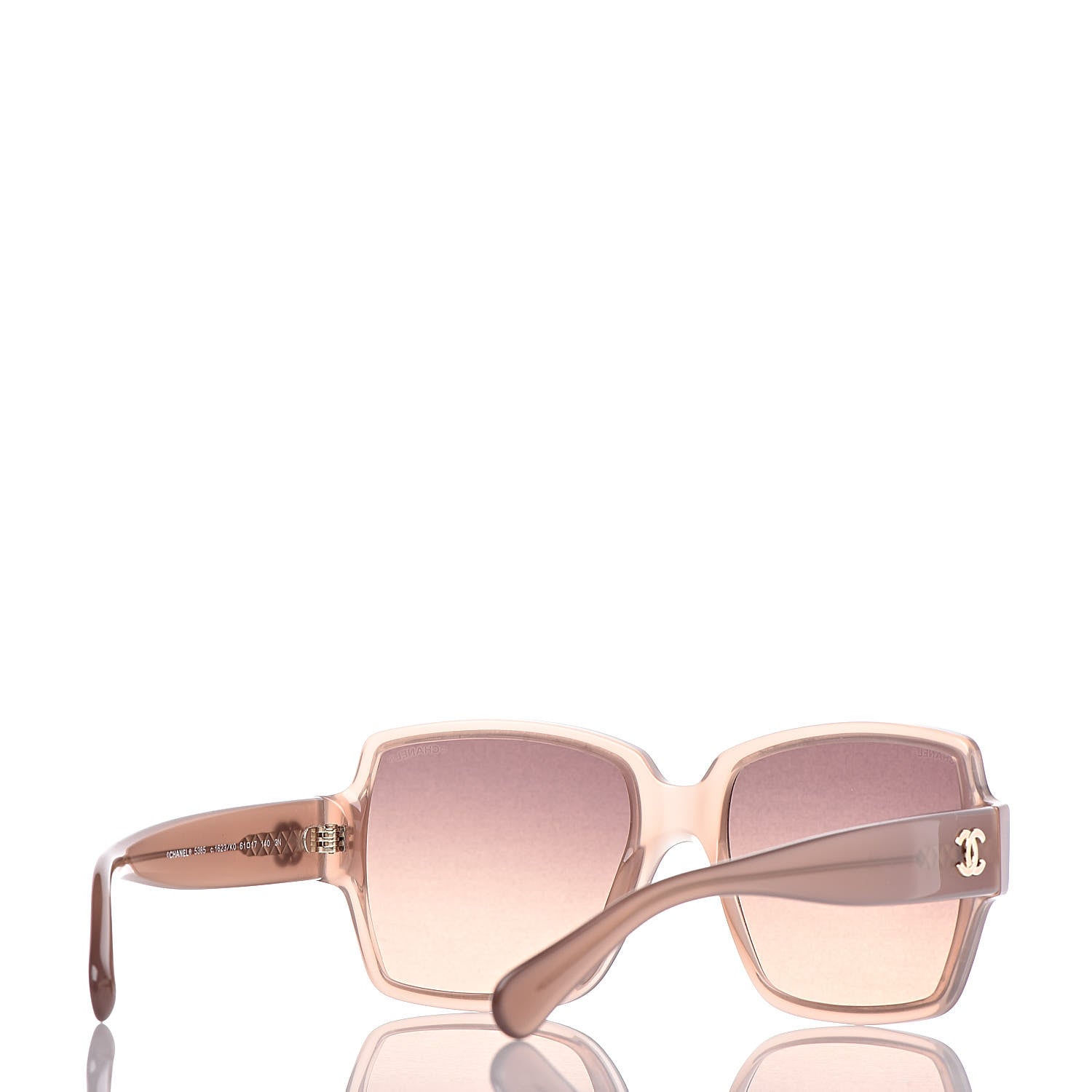 Chanel CC Squared Quilted Sunglasses 5385 Light Pink 4 of 7