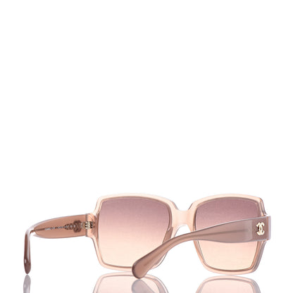 Chanel CC Squared Quilted Sunglasses 5385 Light Pink 4 of 7