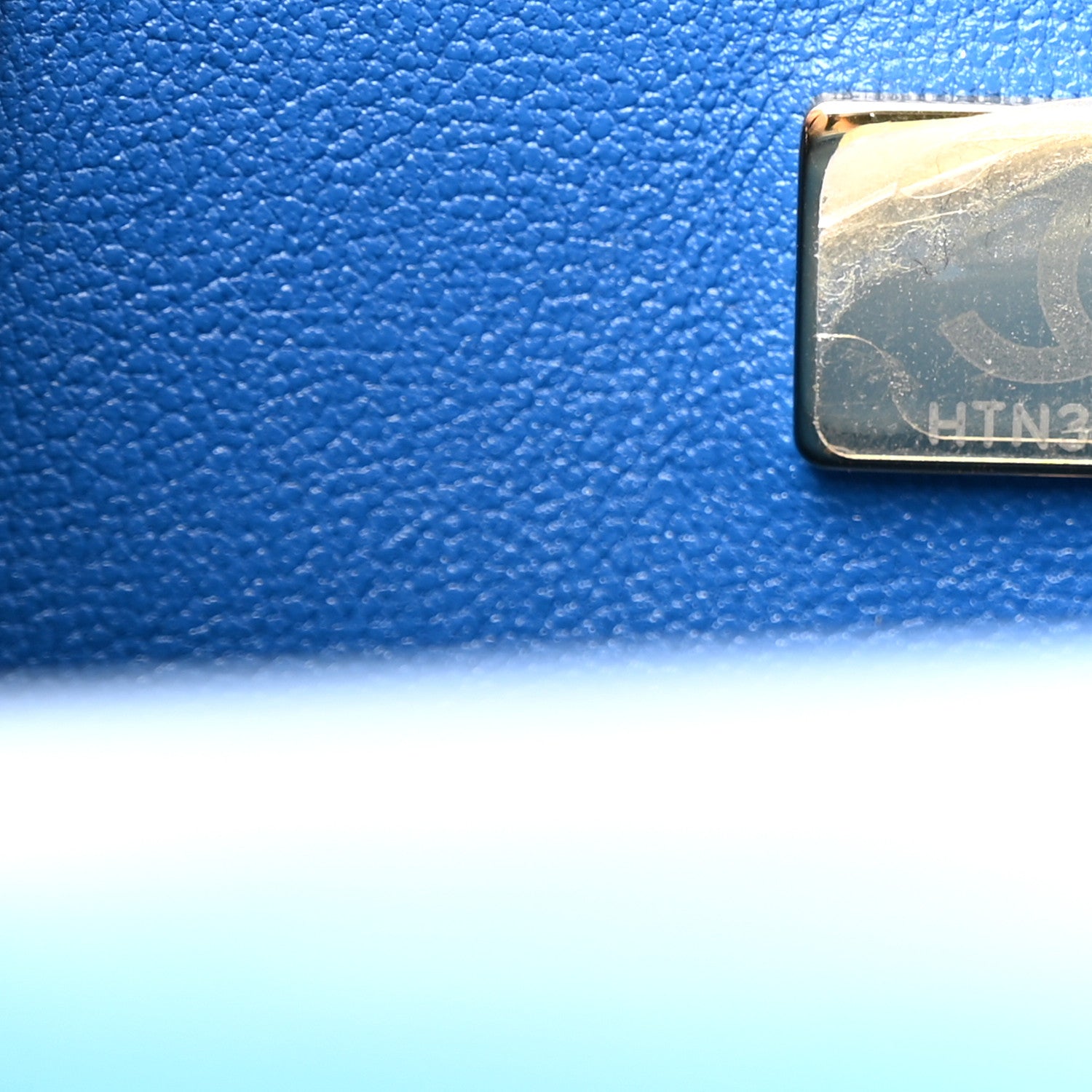 Chanel Lambskin Quilted Mini Rectangular Flap Blue 7 of 10
