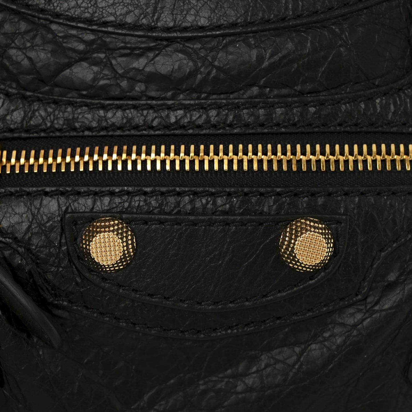 Agneau Giant 12 Gold Hardware Mini City Black